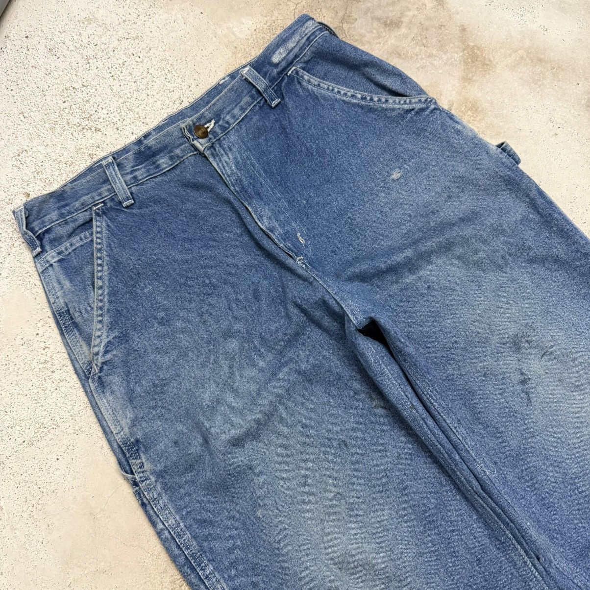 Carhartt Carhatt Distressed Used Carpenter Pants Size US 32 / EU 48 - 4 Thumbnail