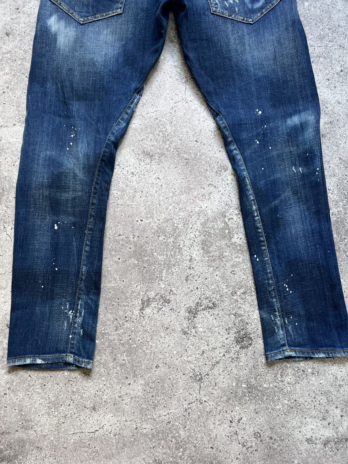 Dsquared2 Dsquared2 Men's Distressed Denim Sexy Twist Jeans Casual Size US 32 / EU 48 - 13 Thumbnail