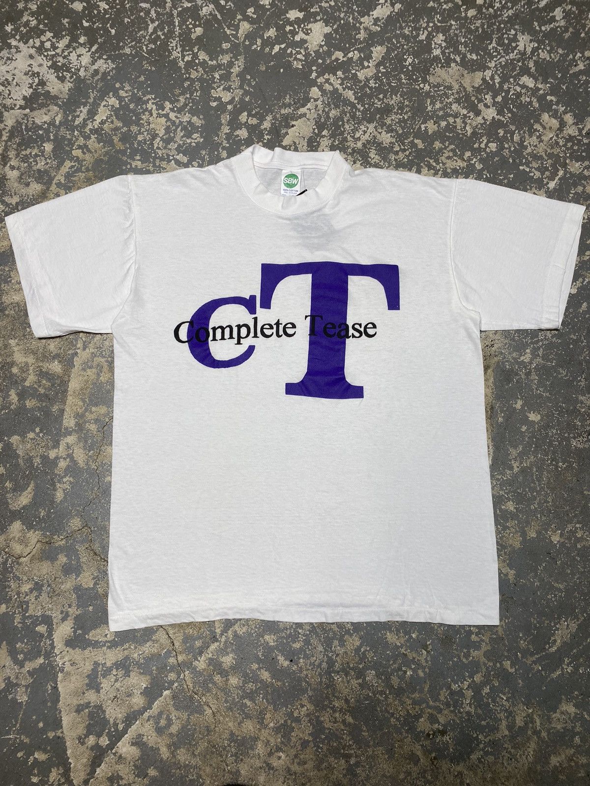 Japanese Brand × Vintage Vintage Complete Tease 90s Funny Parody New Old Stock Tshirt Size US L / EU 52-54 / 3 - 1 Thumbnail