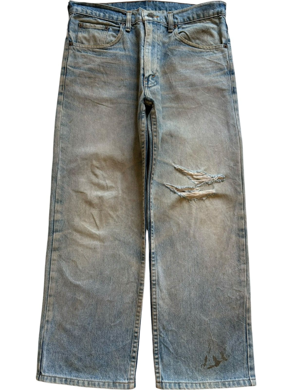 Vintage 90s Levis 515 Mud Wash Distressed Baggy Jeans