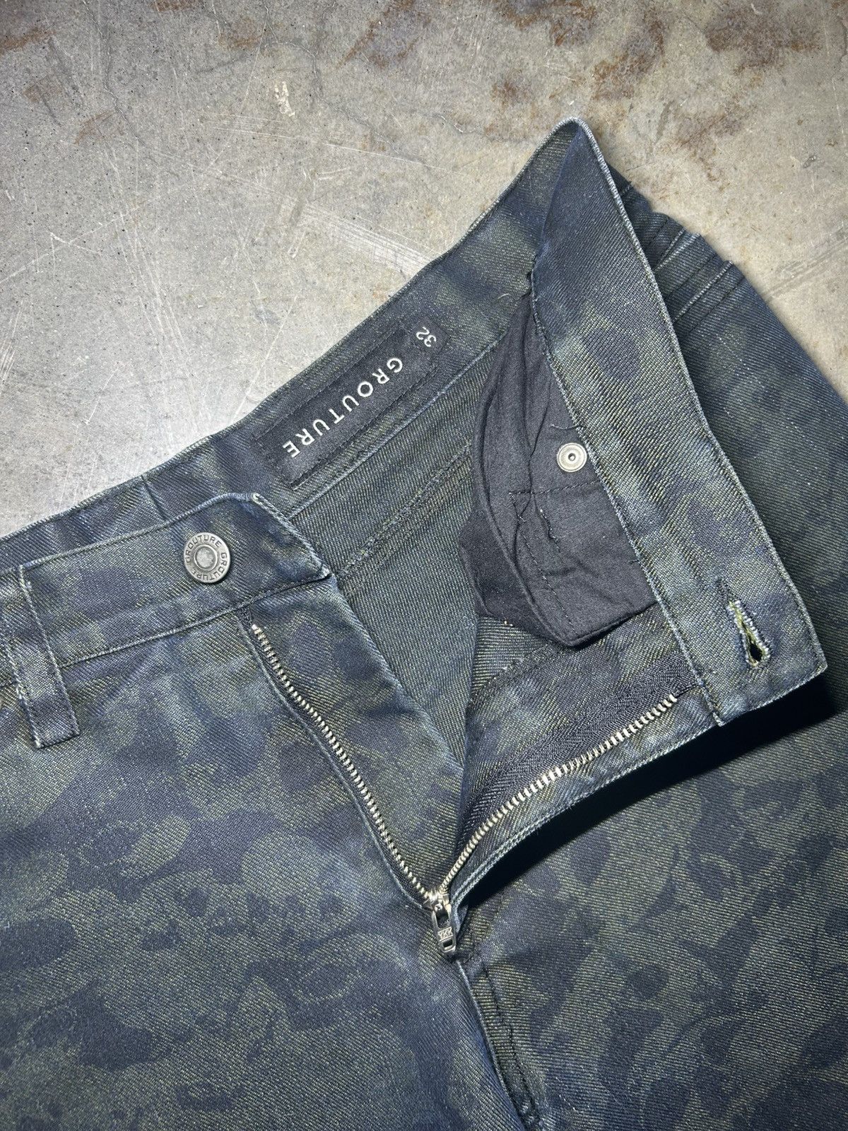 Grouture Flare Skull Denim Size US 32 / EU 48 - 5 Thumbnail