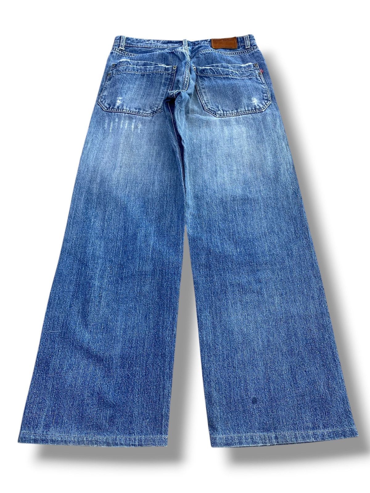 Other Flash Report Faded Wash Ripped Style Baggy Jeans Size US 30 / EU 46 - 3 Thumbnail