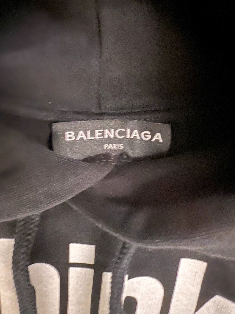 Other Balenciaga Black Hoodie Size L Size US L / EU 52-54 / 3 - 2 Thumbnail