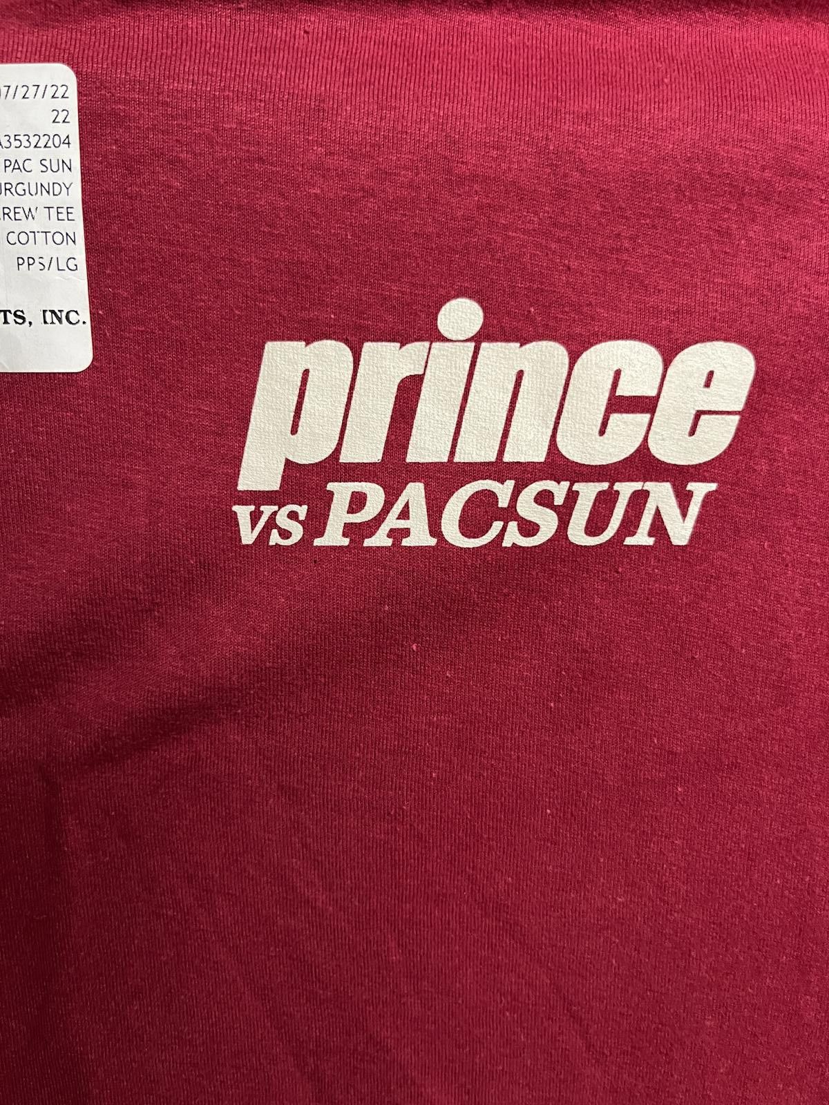 Prince Tennis T-shirt Prince vs Pacsun Sample Tee INX Prints - L Size US L / EU 52-54 / 3 - 4 Thumbnail