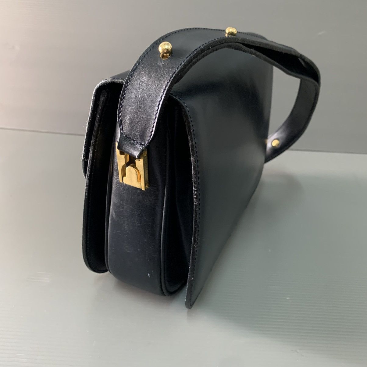 Branded Leather Montana Like Celine Box Design Bag Size ONE SIZE - 7 Thumbnail