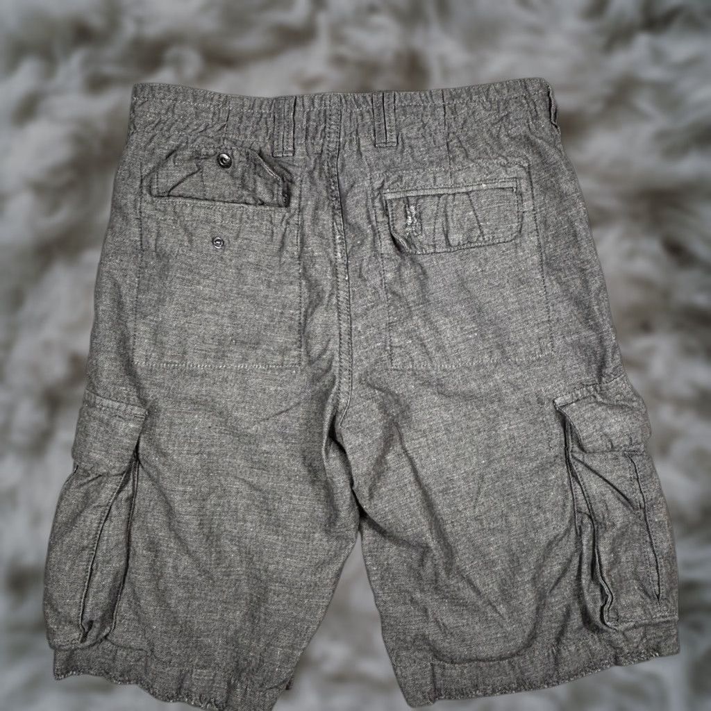 Vintage VINTAGE All Son Cargo Shorts Mens 32 Gray 90s Hong Kong Cotton Linen Casual Cargo Shorts Mens 32 Mens Size US 32 / EU 48 - 1 Thumbnail