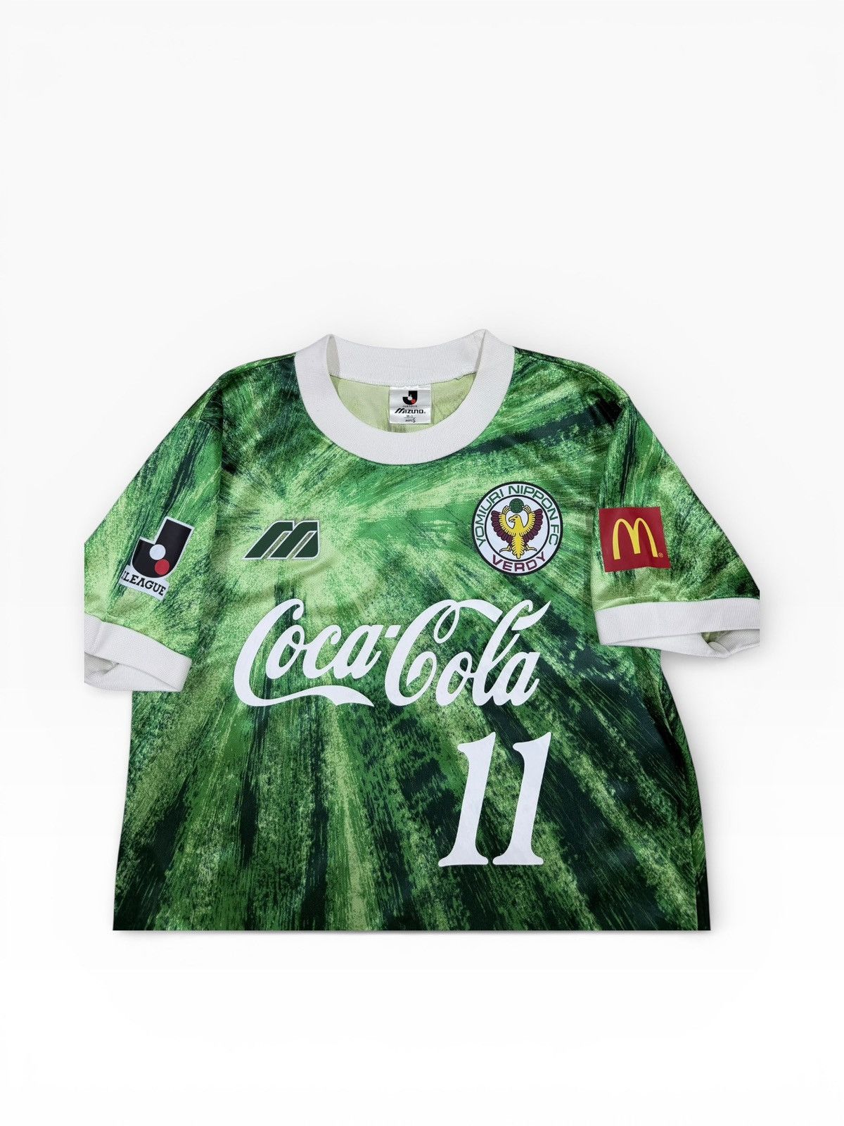 Vtg⚽️92-93 Mizuno Tokyo Verdy Kazuyoshi Miura#11 Jersey