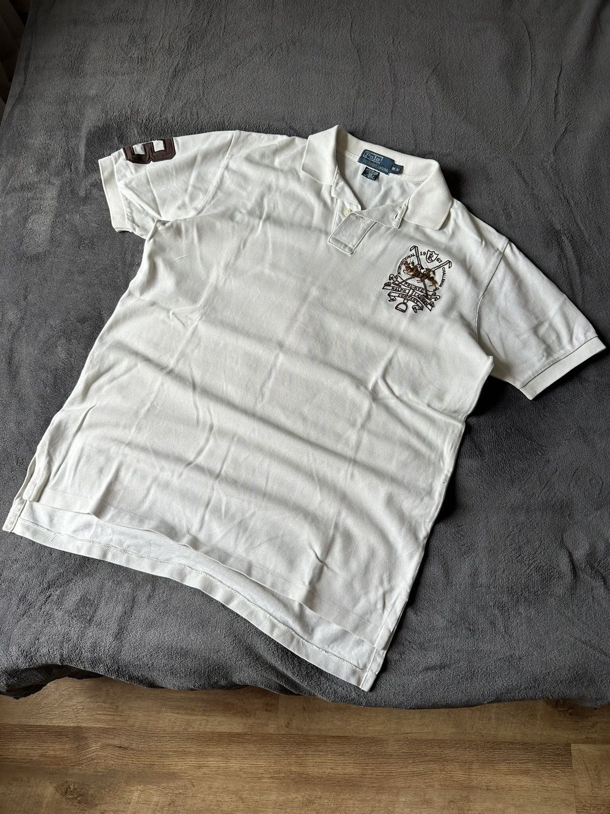 Polo Ralph Lauren × Vintage Vintage Polo Ralph Lauren Polo T-Shirt Retro Rare Y2K Size US M / EU 48-50 / 2 - 1 Thumbnail