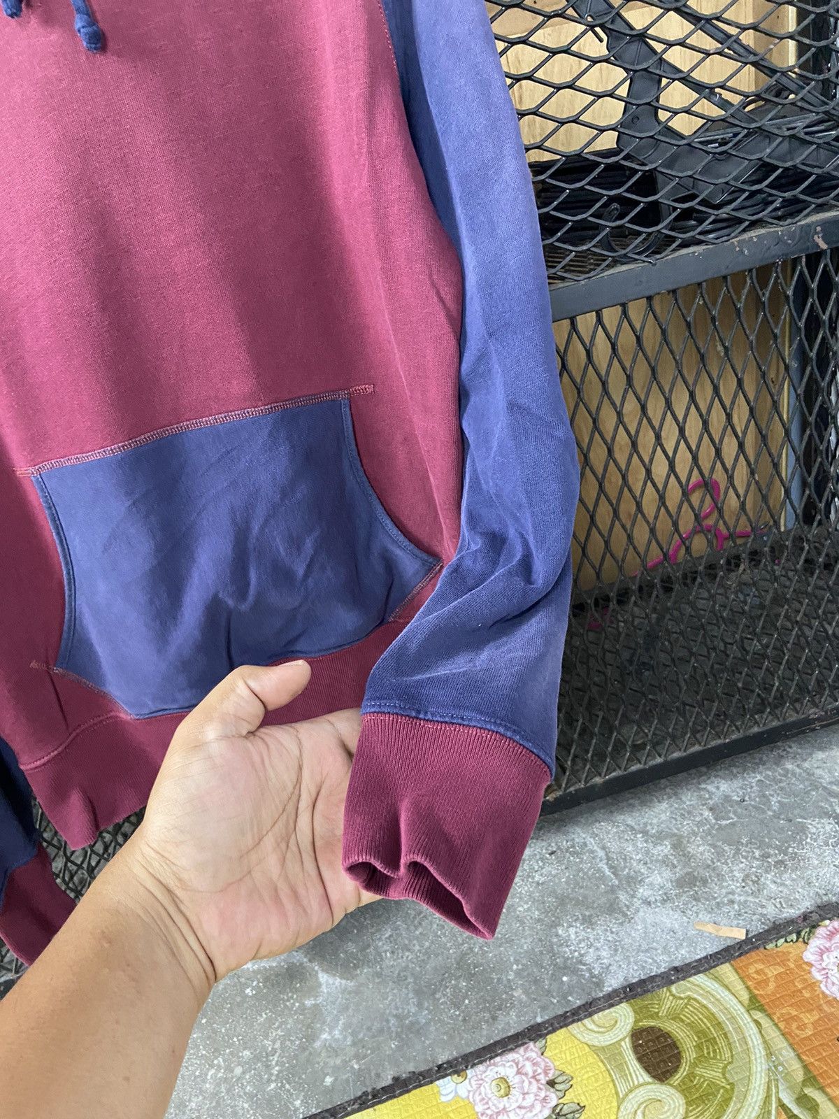 Other × Polo Ralph Lauren × Vintage Vintage PRL Polo RL Sweater Two Tone Hooded Size US S / EU 44-46 / 1 - 6 Thumbnail