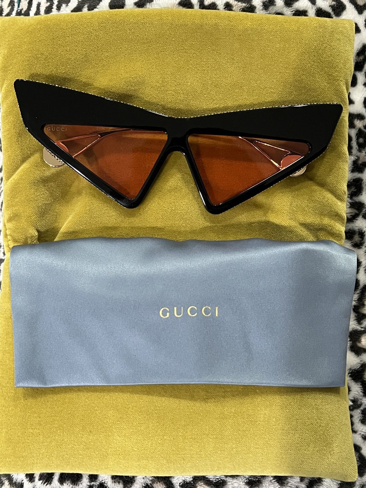 Gucci Gucci 70mm Cat Eye Sunglasses Special Edition Size ONE SIZE - 1 Thumbnail