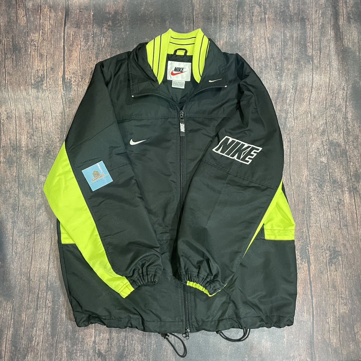 Nike × Vintage Vintage 90s Windbreaker Big Logo Size US XL / EU 56 / 4 - 5 Thumbnail