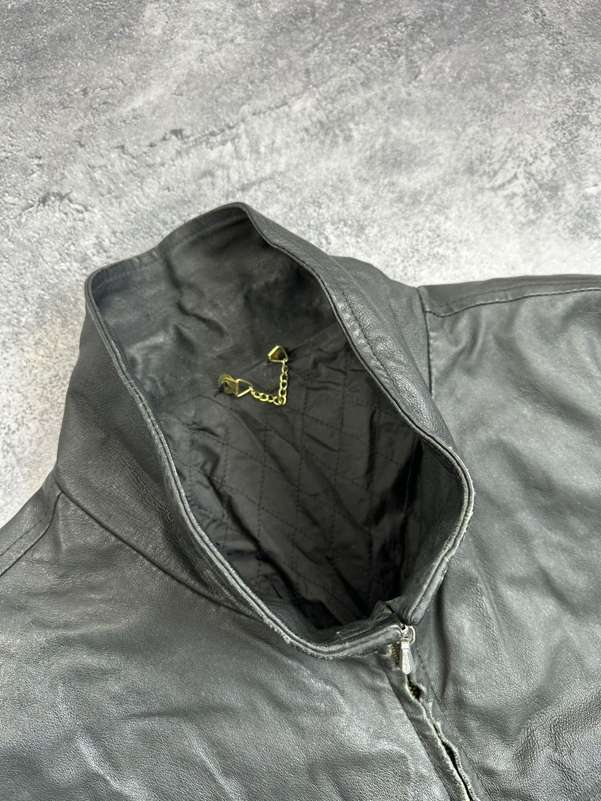 Japanese Brand Archive Heavy Japanese Vintage Black Leather Jacket Size US XL / EU 56 / 4 - 4 Thumbnail