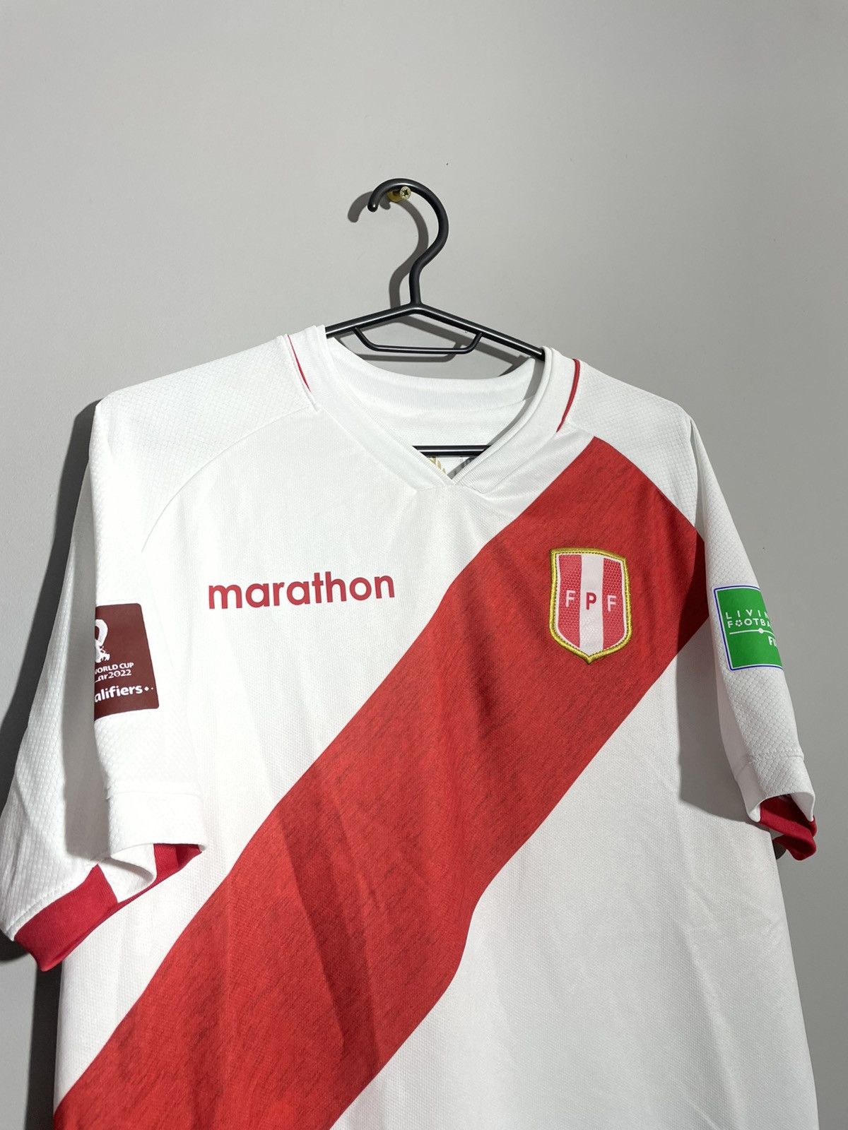 Vintage Peru World Cup Marathon Soccer jersey size M Size US M / EU 48-50 / 2 - 2 Thumbnail