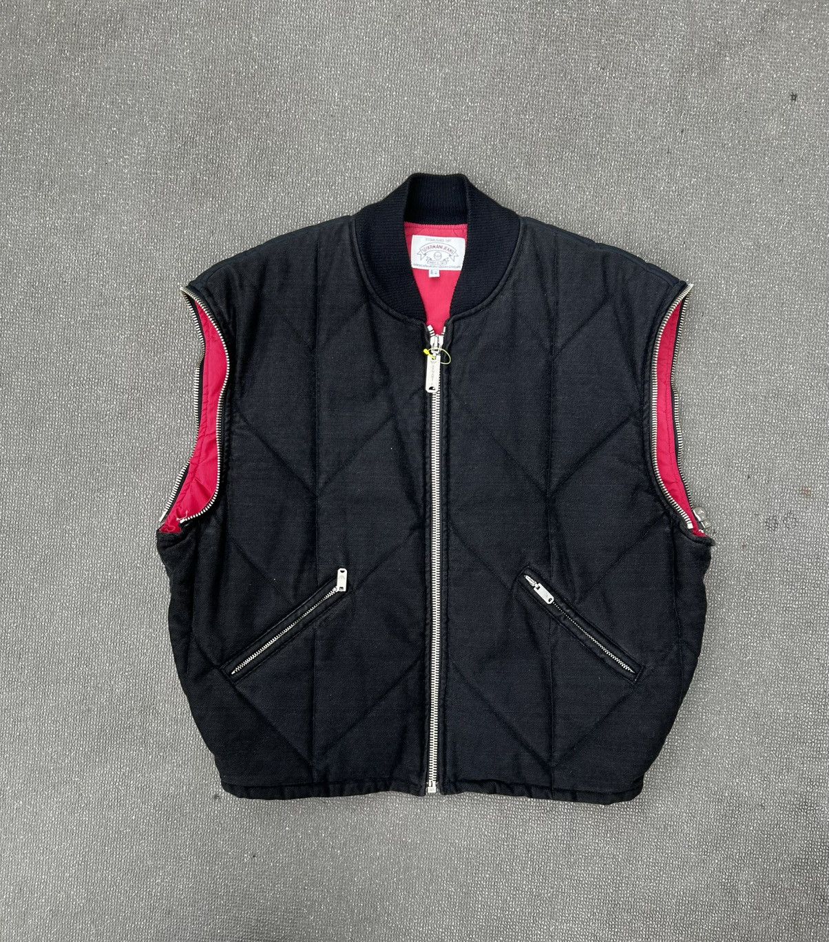 Armani Armani Jeans 90s modular quilted bomber jacket black Size US L / EU 52-54 / 3 - 3 Thumbnail