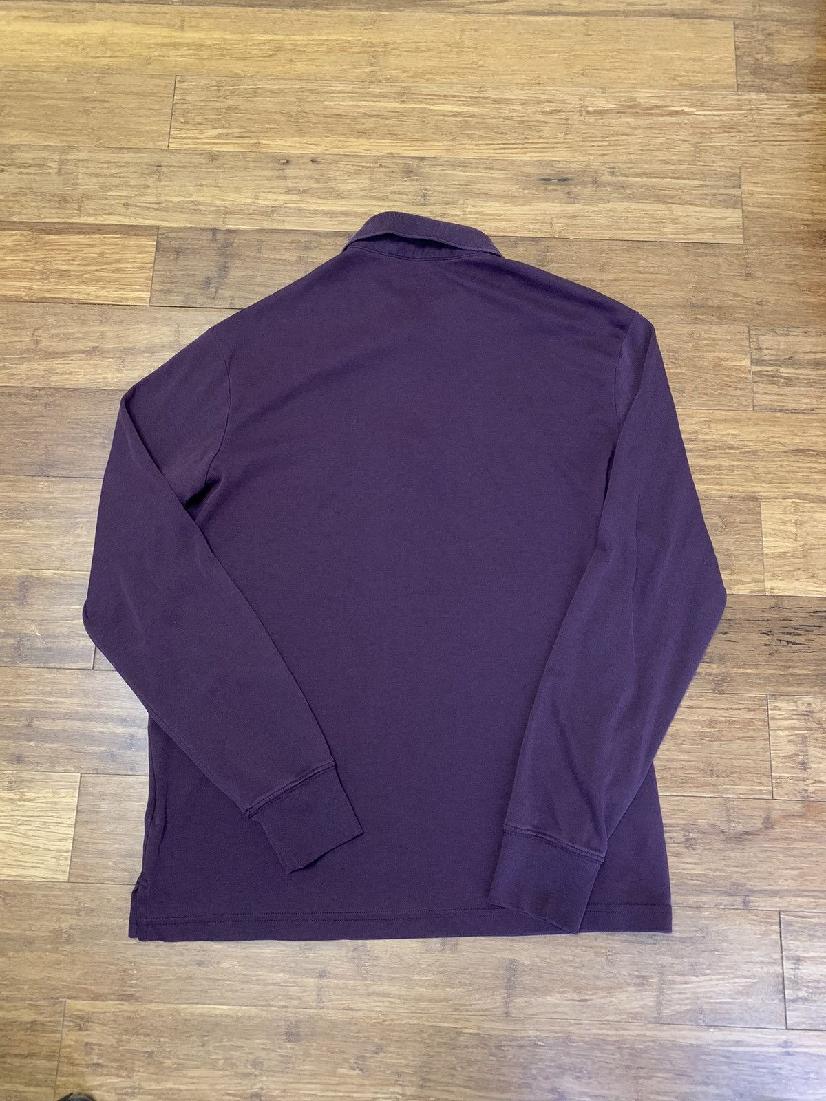 Lands' End Lands End Supima Cotton Long Sleeve Polo Shirt Size US M / EU 48-50 / 2 - 3 Thumbnail
