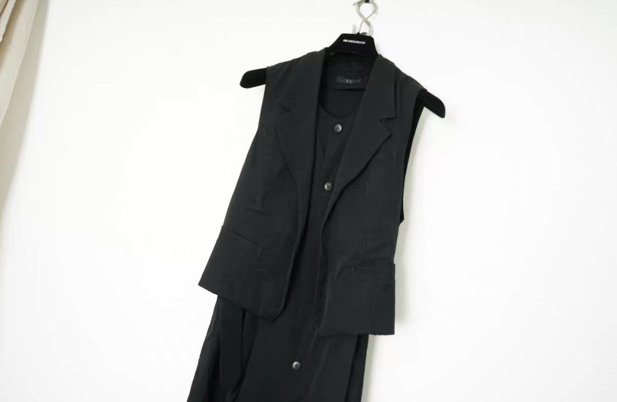 Yohji Yamamoto Yohji Yamamoto Y's Layered Look Sleeveless Mid-Length Coat Size US M / EU 48-50 / 2 - 4 Thumbnail