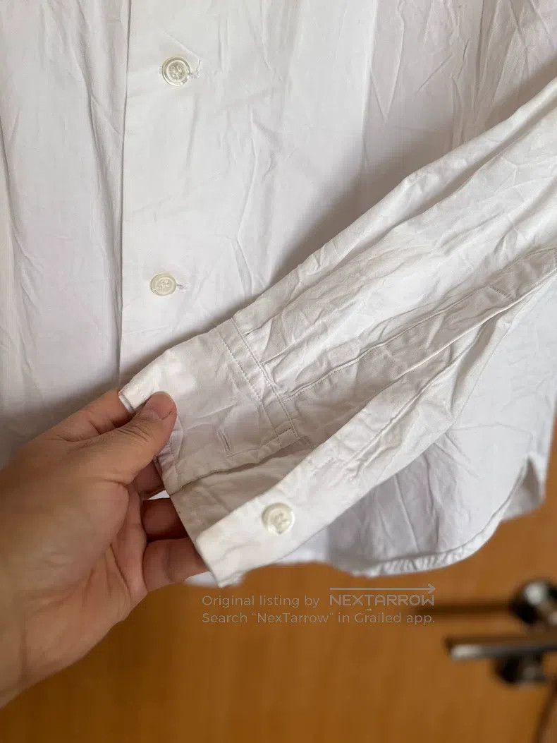 Yohji Yamamoto Yohji Yamamoto Cotton white shirt Size US L / EU 52-54 / 3 - 5 Thumbnail