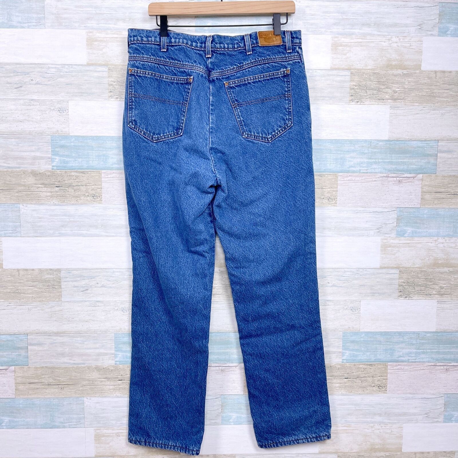 Lands' End Lands End Vintage USA Made Flannel Lined Jeans Mens 36x30.5 Size US 36 / EU 52 - 4 Thumbnail
