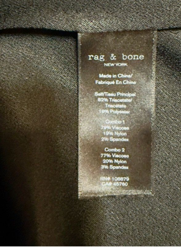 Rag & Bone rag & bone New York Top Size XS Black & White Collar Trim Size XS / US 0-2 / IT 36-38 - 4 Thumbnail