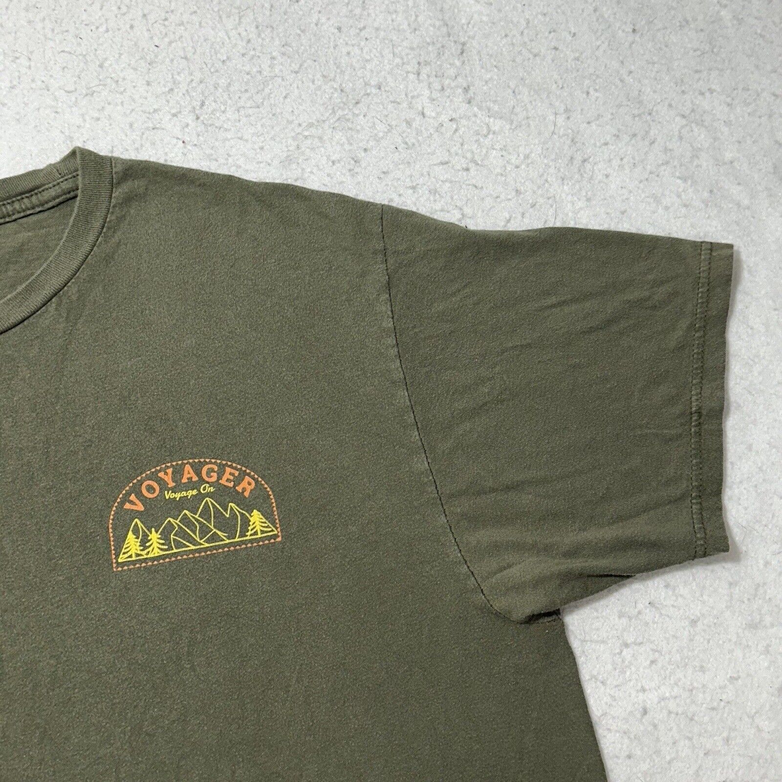 Other Voyager Large Crewneck Graphic T Shirt Outdoors Olive Green Size US L / EU 52-54 / 3 - 8 Thumbnail