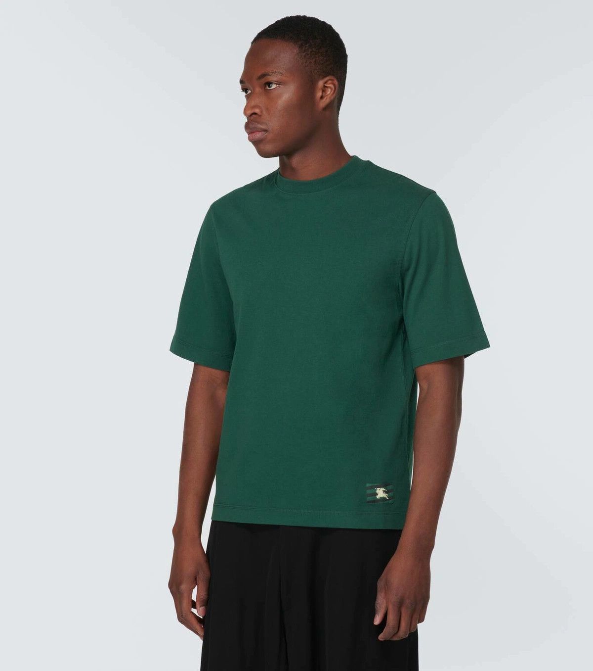Burberry o1y0426 Crewneck T-Shirt in Dark Green Size US M / EU 48-50 / 2 - 3 Thumbnail