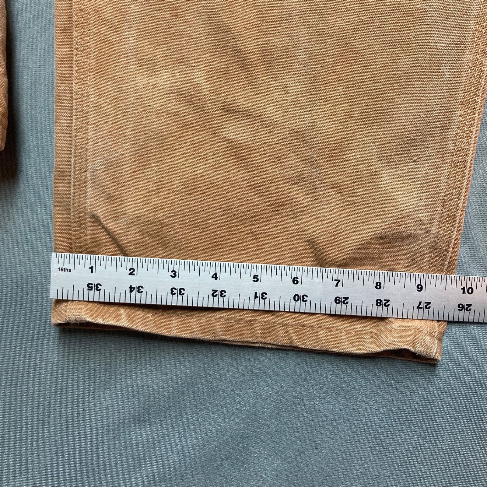 Carhartt Carhartt B11 Loose Canvas Carpenter USA VTG Mens 36x34 Brown Size US 36 / EU 52 - 7 Thumbnail