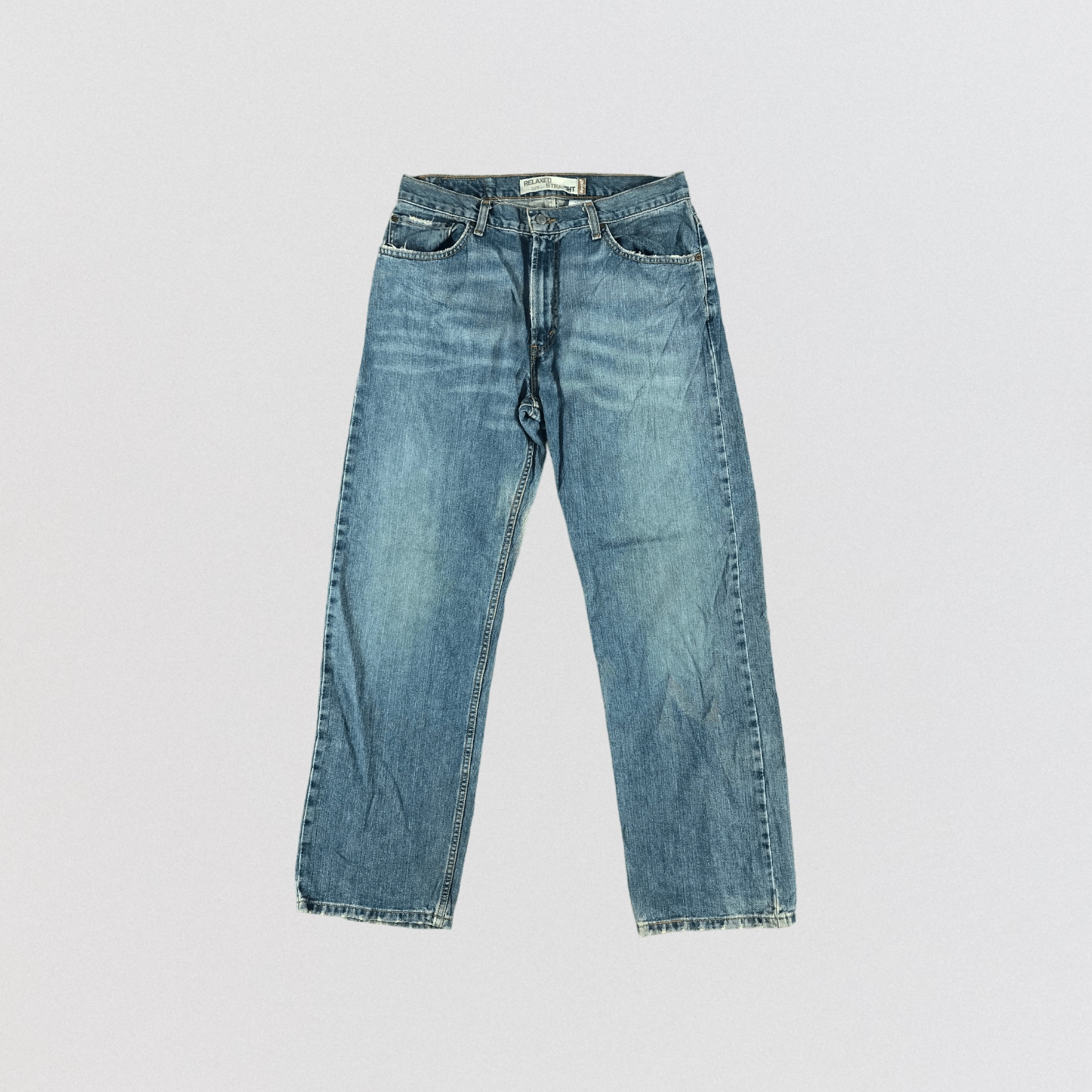 image of Blue Wash Levis 559 Jeans-Jm2976, Men's (Size 33)