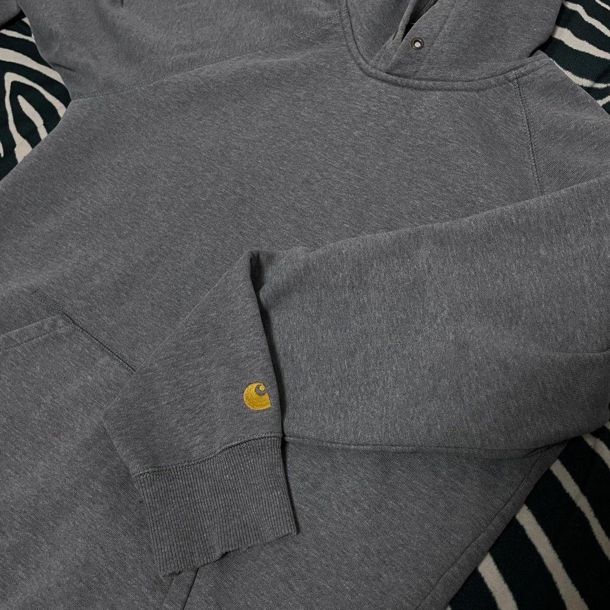 Carhartt vintage y2k faded grey hoodie carhartt workwear style opium Size US M / EU 48-50 / 2 - 4 Thumbnail