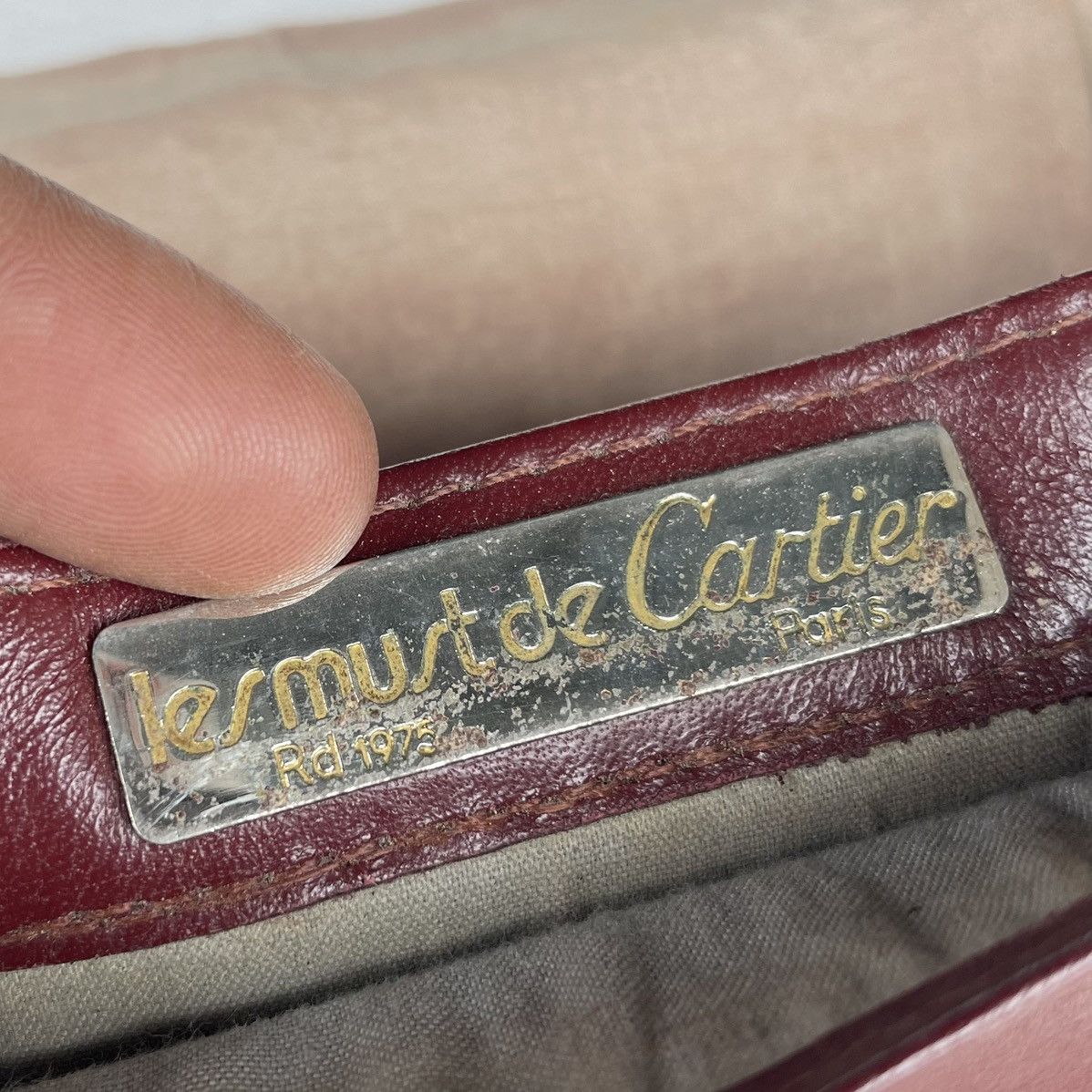 Cartier × Vintage Vintage les must de Cartier Shoulder Bag Size ONE SIZE - 18 Thumbnail