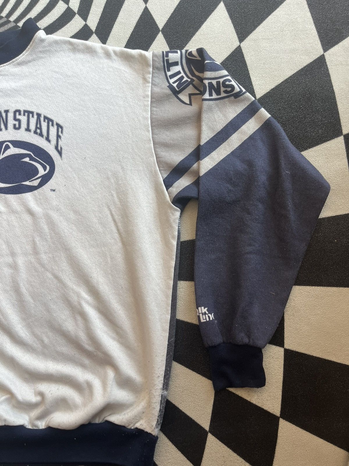Vintage Vintage PENN STATE NITTANY LIONS Chaik Line 80’s-90’s Tshirt Size US XL / EU 56 / 4 - 8 Thumbnail