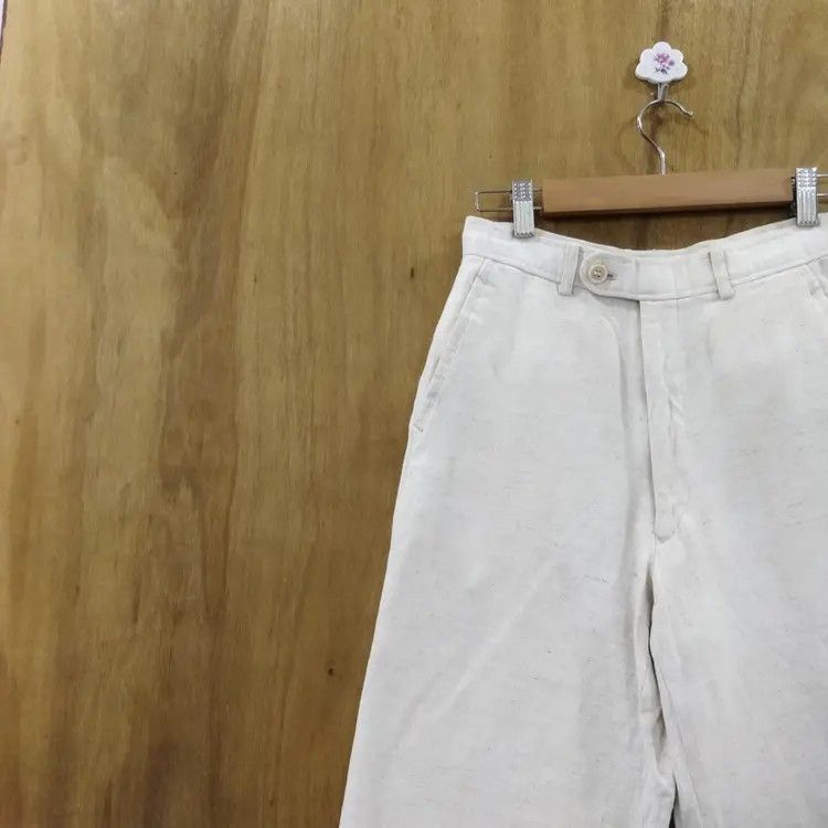 Japanese Brand ST.MARTINE DE JAZZ WHITE YELLOW CHINO PANTS Size US 26 / EU 42 - 4 Thumbnail