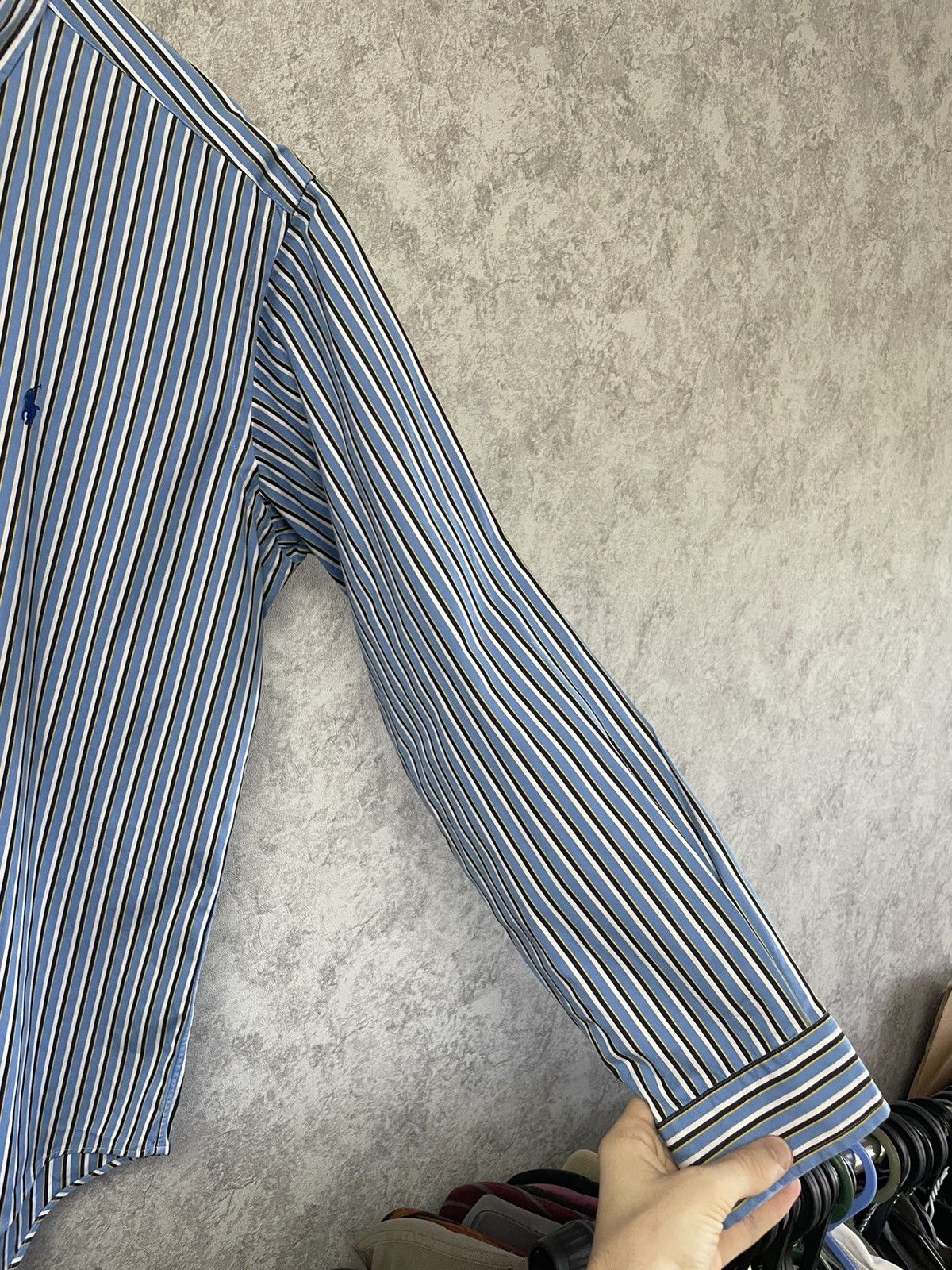 Polo Ralph Lauren Vintage Polo Ralph Lauren Striped Long Sleeve Shirt Size US L / EU 52-54 / 3 - 5 Thumbnail