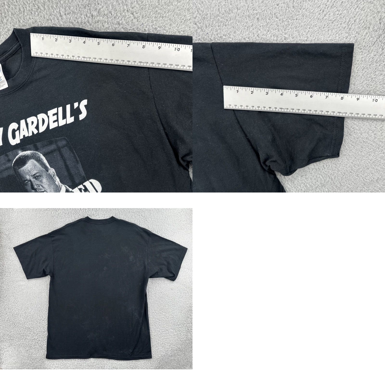 Gildan VINTAGE Gildan T-Shirt XL Black Billy Gardell’s Canceled Again Comedy Tour Tee Shirt Mens XL Black T-Shirt Funny USA - 90s Style Size US XL / EU 56 / 4 - 9 Thumbnail