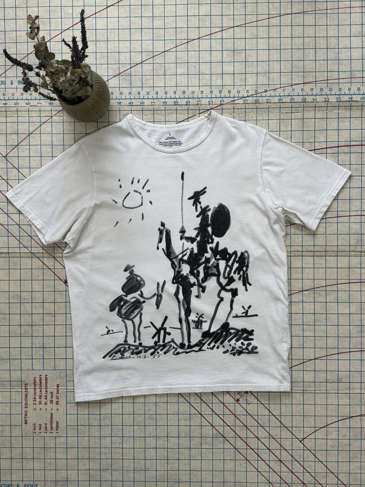 Other Pablo Picasso Don Quijote Art Graphic Tee Size US L / EU 52-54 / 3 - 1 Thumbnail