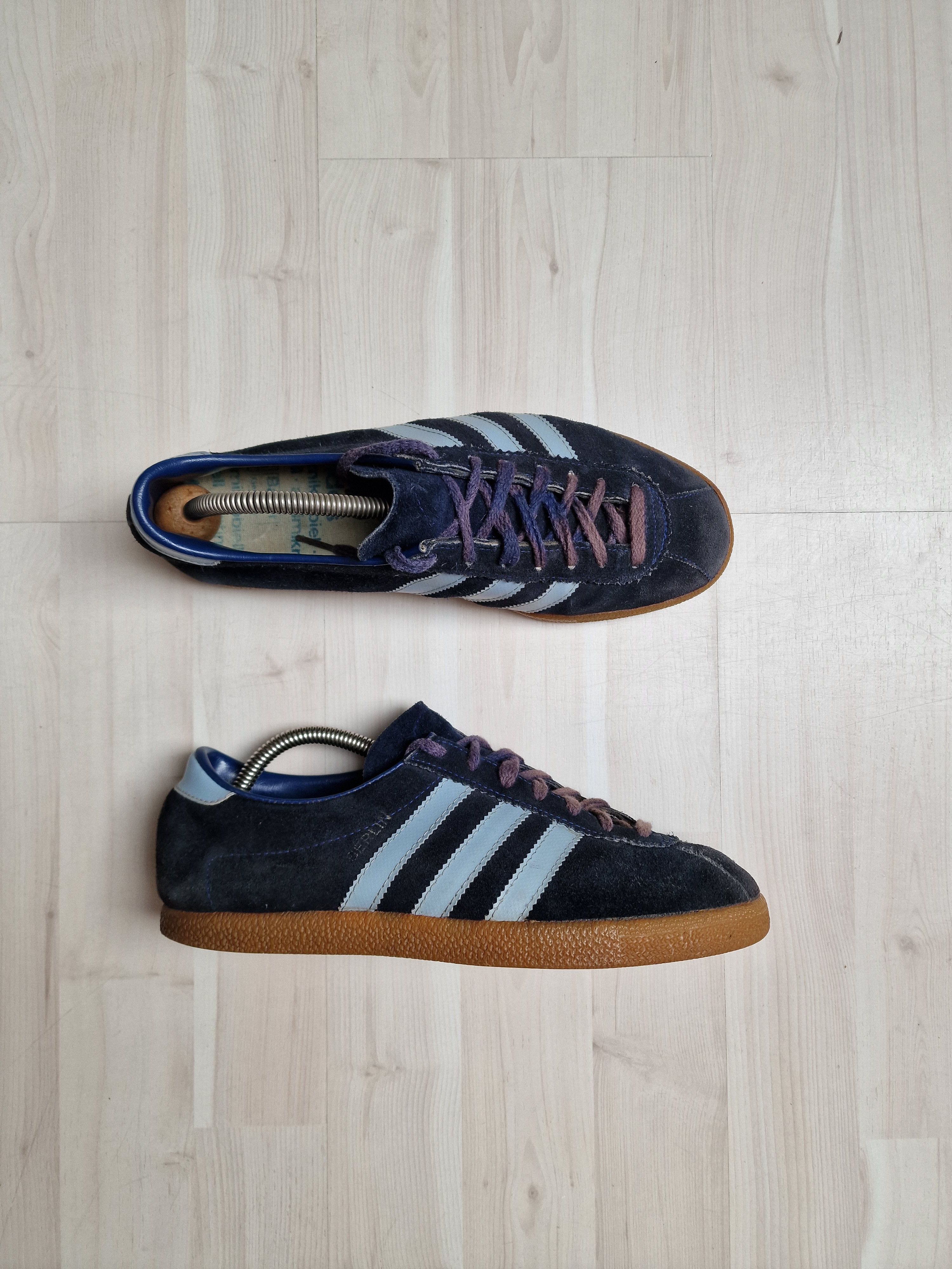 Adidas ADIDAS BERLIN Yugoslavia 3157 Navy Blue Vintage OG 70s 80s Size US 8 / EU 41 - 4 Thumbnail