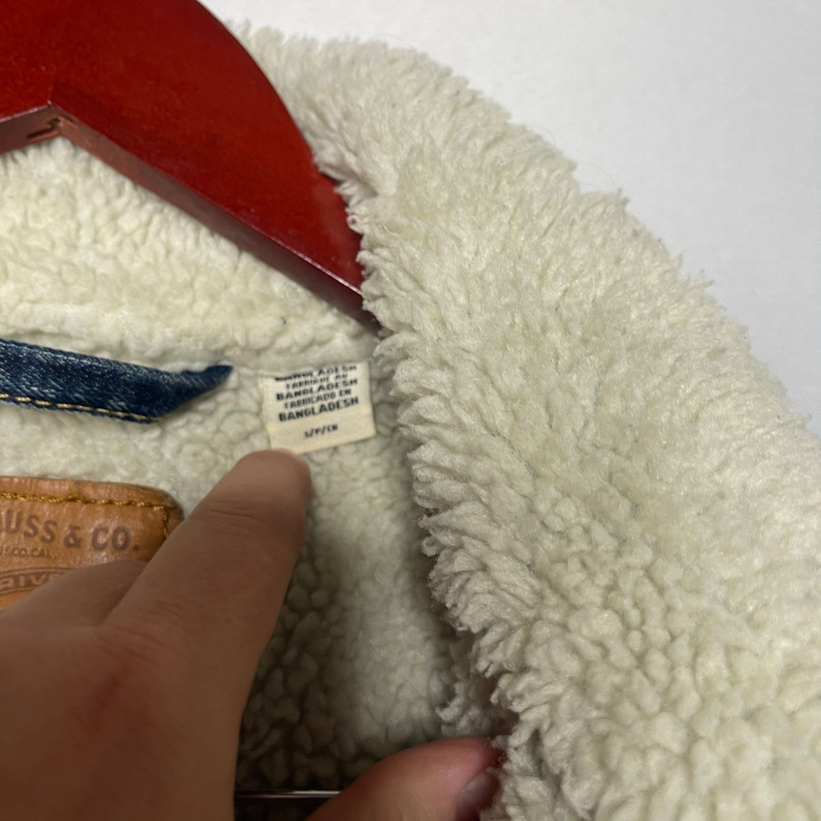 Levi's Levi’s TYPE III SHERPA TRUCKER DENIM JACKET SZ S Size US S / EU 44-46 / 1 - 5 Thumbnail