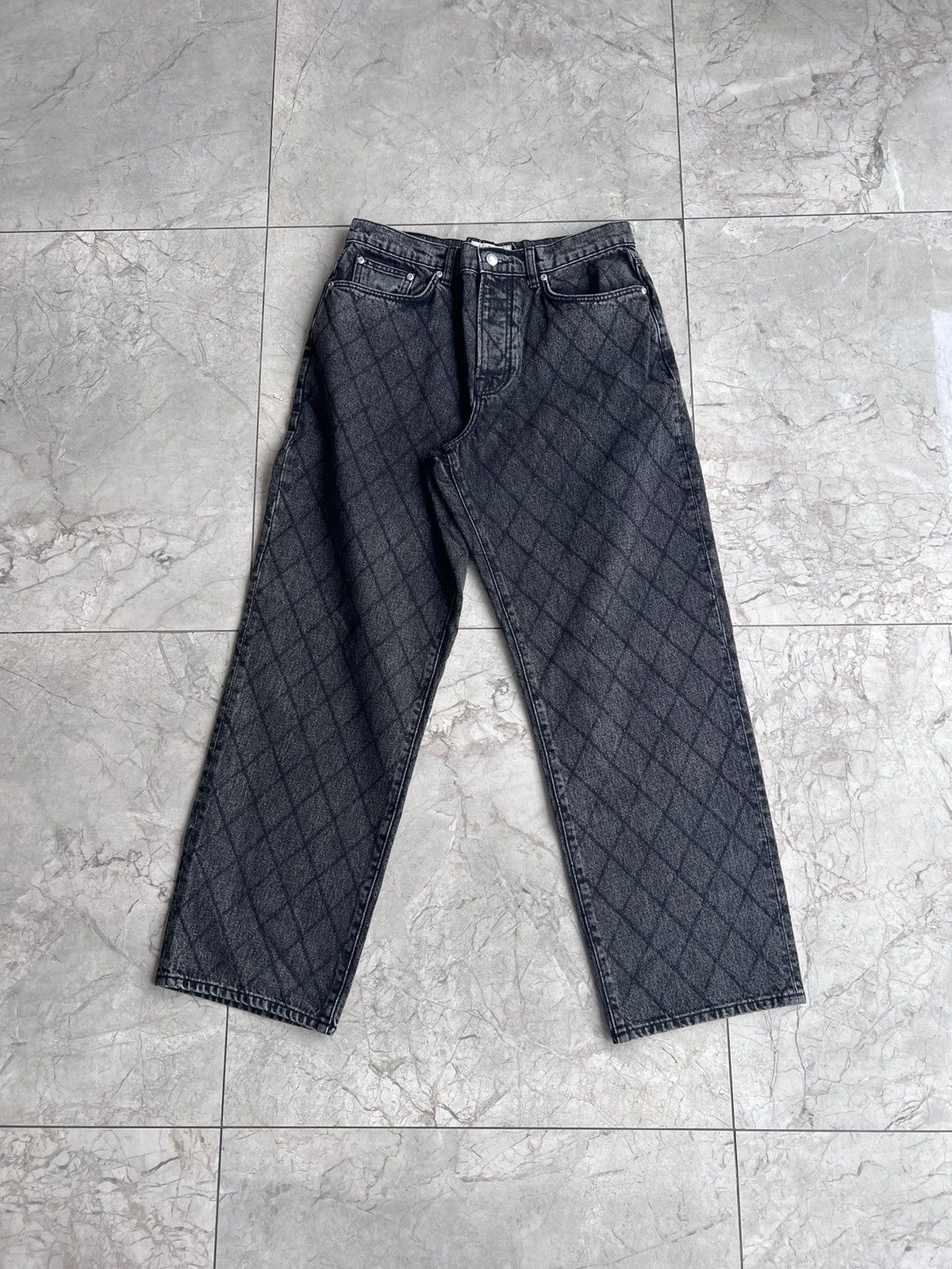 Stussy Stussy Stencil Canvas Big Ol' Jeans | Grailed