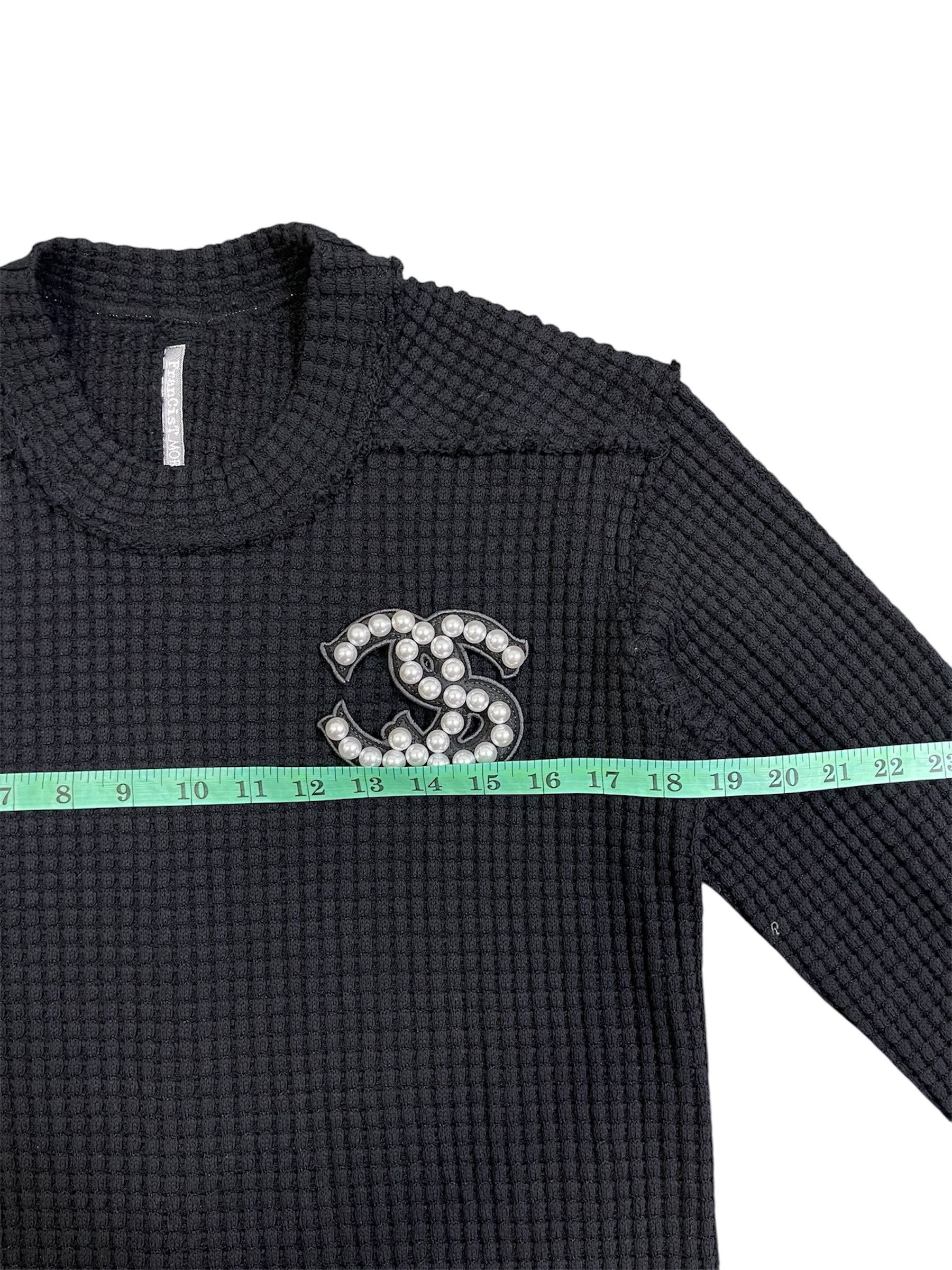 FranCisT MOR.K.S × Hysteric Glamour × If Six Was Nine F.C.T.M Chanel Logo Black Knitted Style Travis Scott Size US L / EU 52-54 / 3 - 6 Thumbnail