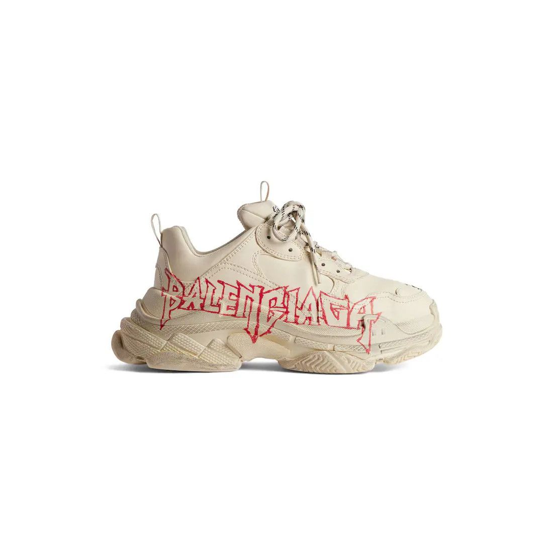 Balenciaga o1w1db10625 Triple S Sneakers DIY Metal in Multicolor Size US 10 / IT 40 - 1 Thumbnail