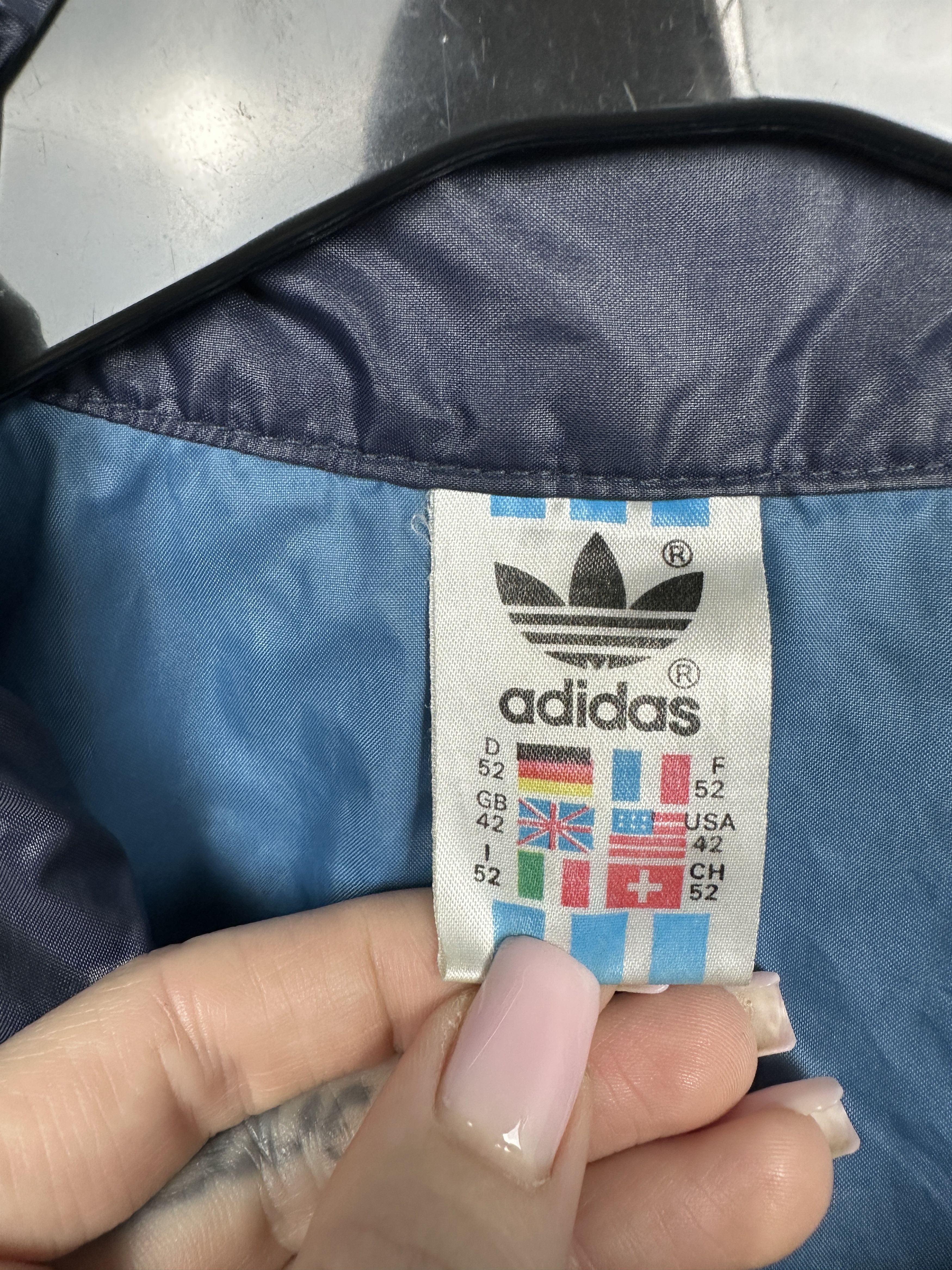 Adidas Adidas Bundeswehr Vintage Mens Nylon Windbreaker Jacket Size US L / EU 52-54 / 3 - 5 Thumbnail