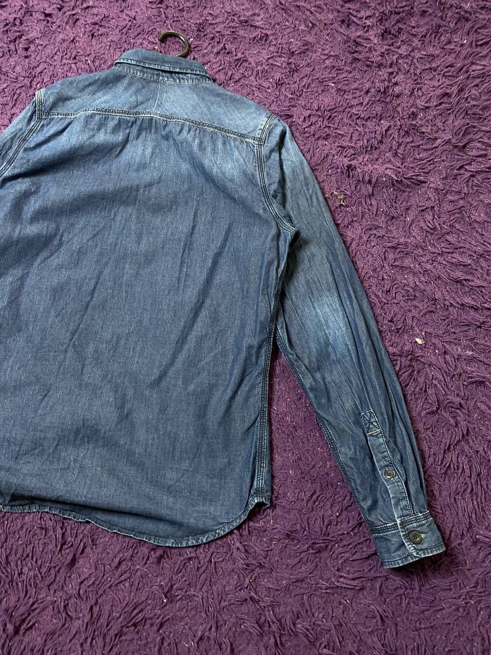 Diesel Vintage Diesel Streetwear Denim Button Up Shirt Size L Size US L / EU 52-54 / 3 - 17 Thumbnail