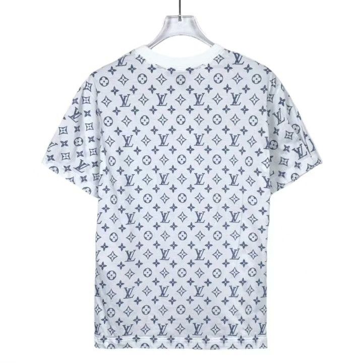 Louis Vuitton Louis Vuitton 2022 White Monogram Cotton T-Shirt Size US L / EU 52-54 / 3 - 2 Thumbnail