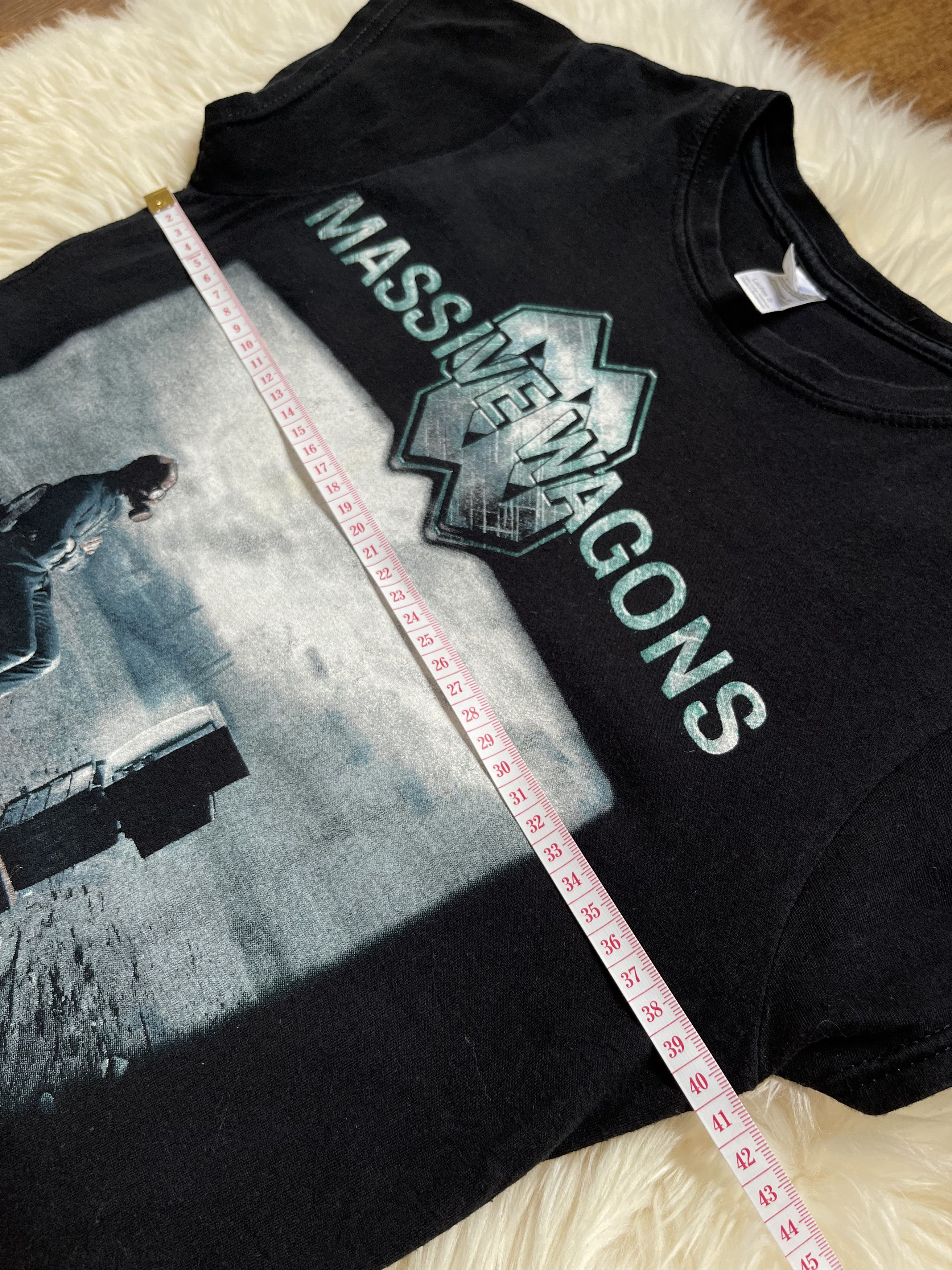 Gildan Massive Wagons Fight The System Tour 2014 Size S / US 4 / IT 40 - 6 Thumbnail