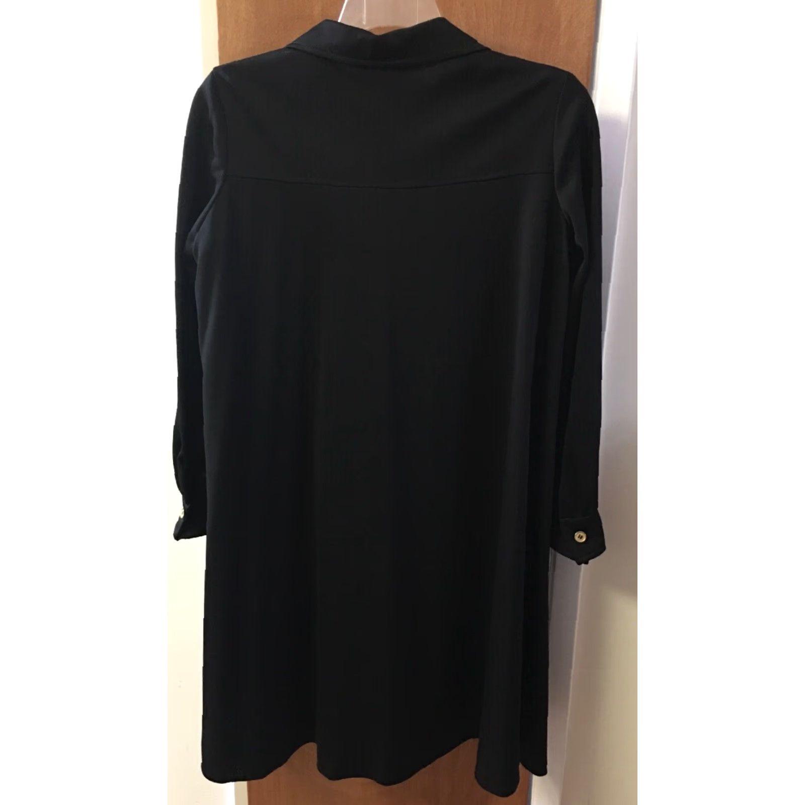 I. Magnin VINTAGE I Magnin Dress Women’s Size 10 Black Shirt Retro Made USA Size L / US 10 / IT 46 - 3 Thumbnail