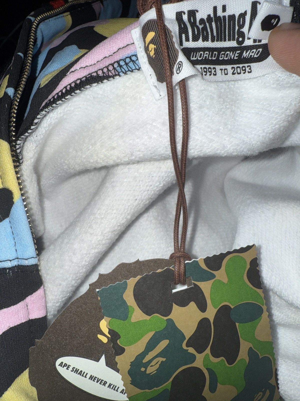 Bape Bape Full-Zip Hoodie Size US L / EU 52-54 / 3 - 11 Thumbnail