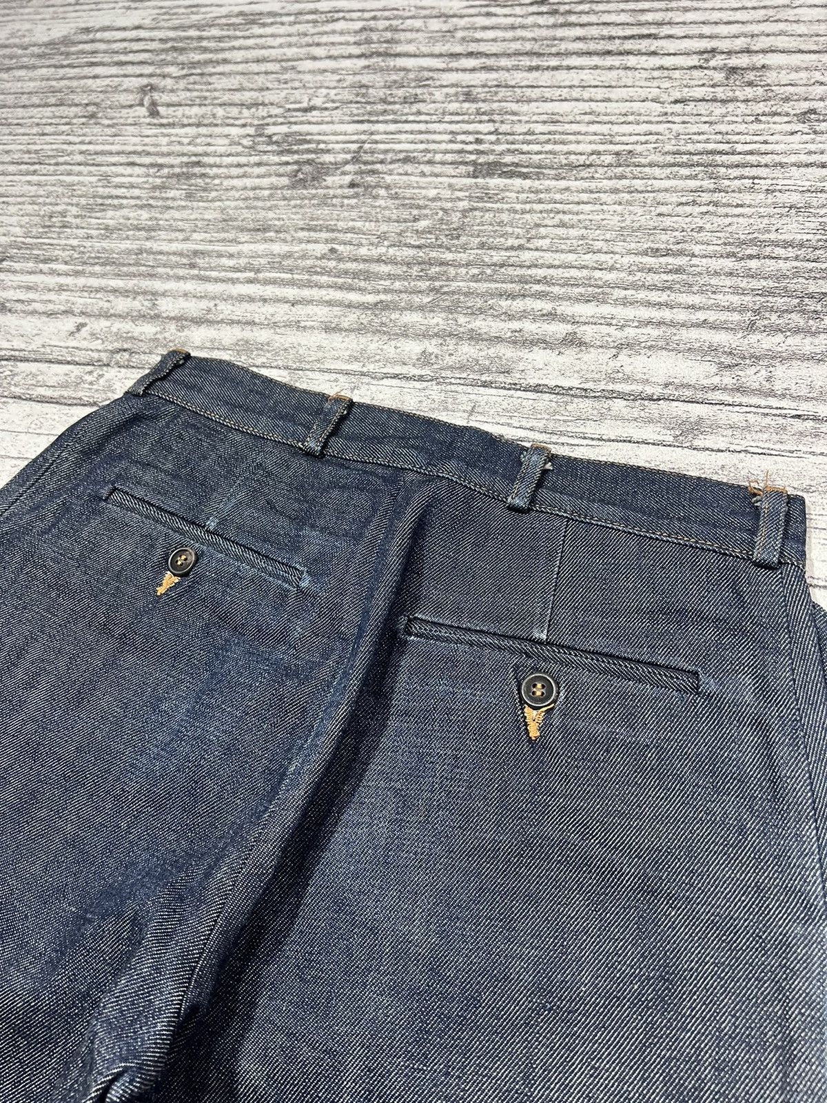 Helmut Lang 2000s Japanese Apc Paris Selvedge Raw Jeans Short Jorts y2k Size US 26 / EU 42 - 5 Thumbnail