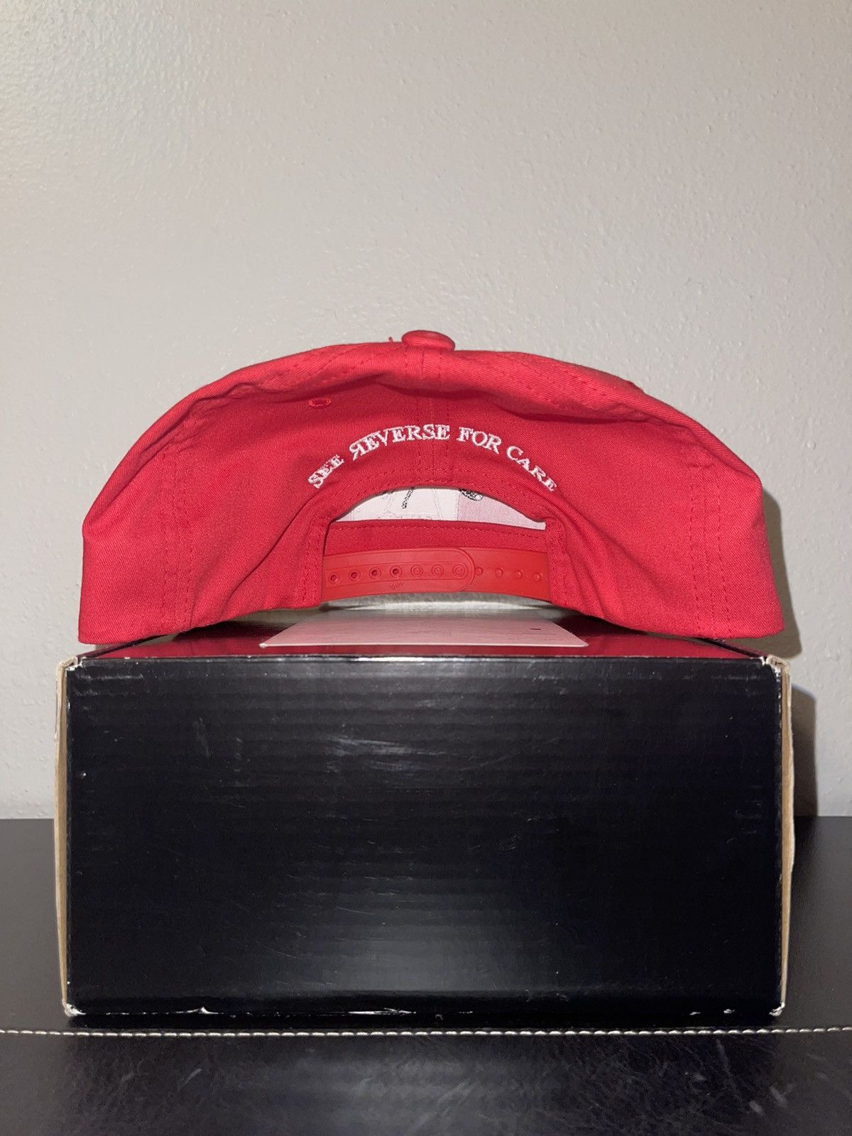 Other See Reverse For Care - Algorithm Hat Red Brand New Unworn Size ONE SIZE - 3 Thumbnail