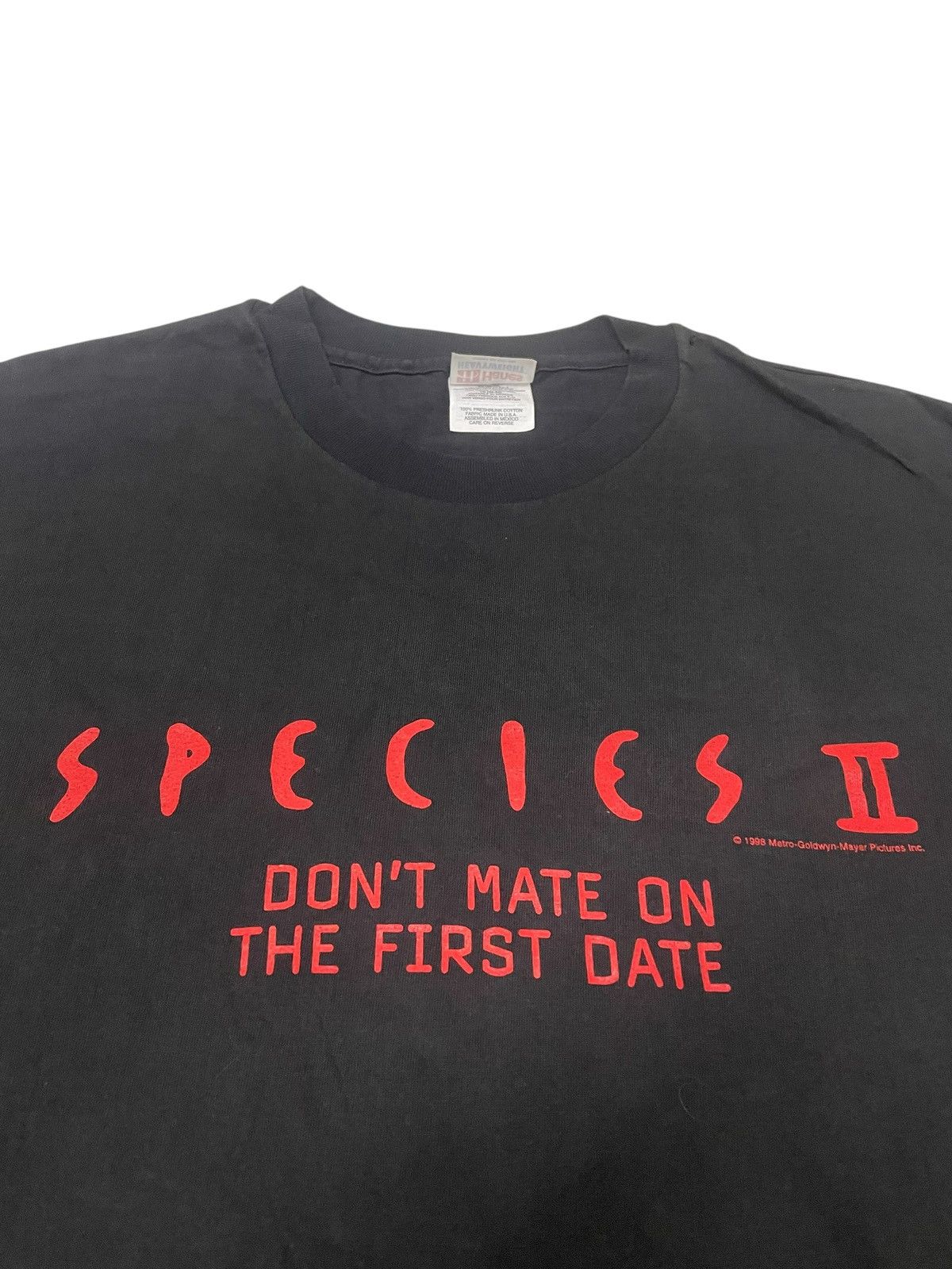 Vintage Vintage 90s SPECIES II Movie Tshirt Size US XL / EU 56 / 4 - 3 Thumbnail
