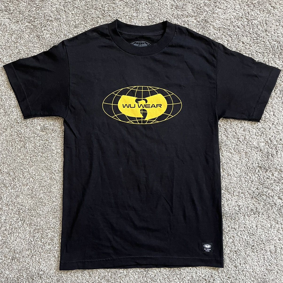 Wu-Tang Clan 🔴Wu-Wear Shirt Size Small Wu-Tang Globe Black Yellow Gza Size US S / EU 44-46 / 1 - 2 Thumbnail