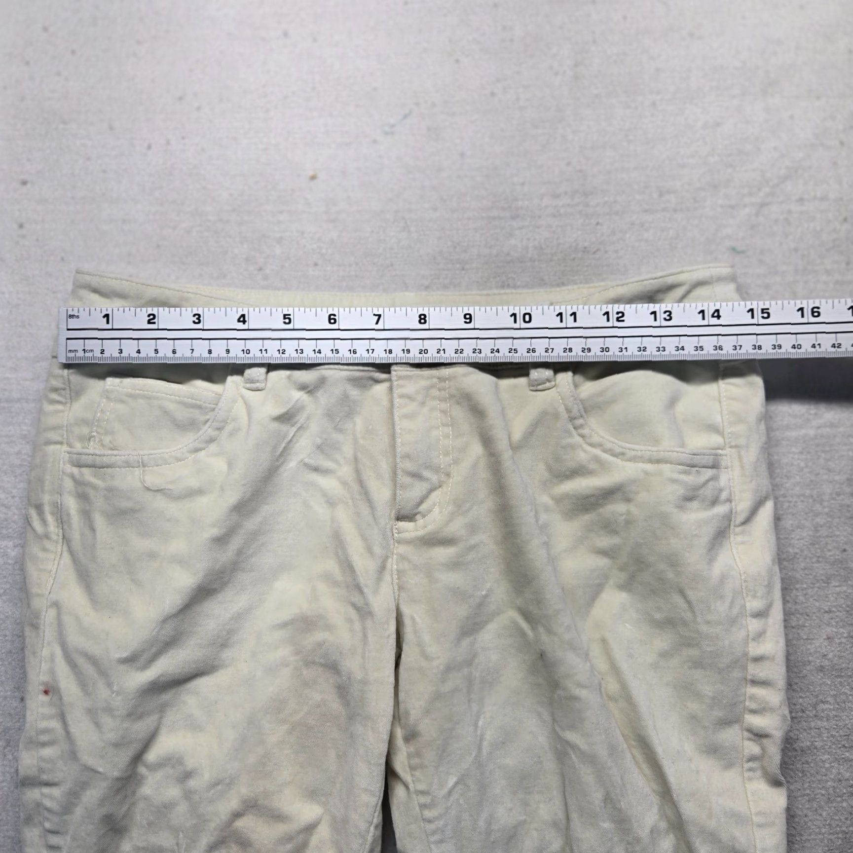 Vintage Garnet Hill Pants Chino Beige Adult Women Size 4 Petite Size 27" / US 4 / IT 40 - 4 Thumbnail